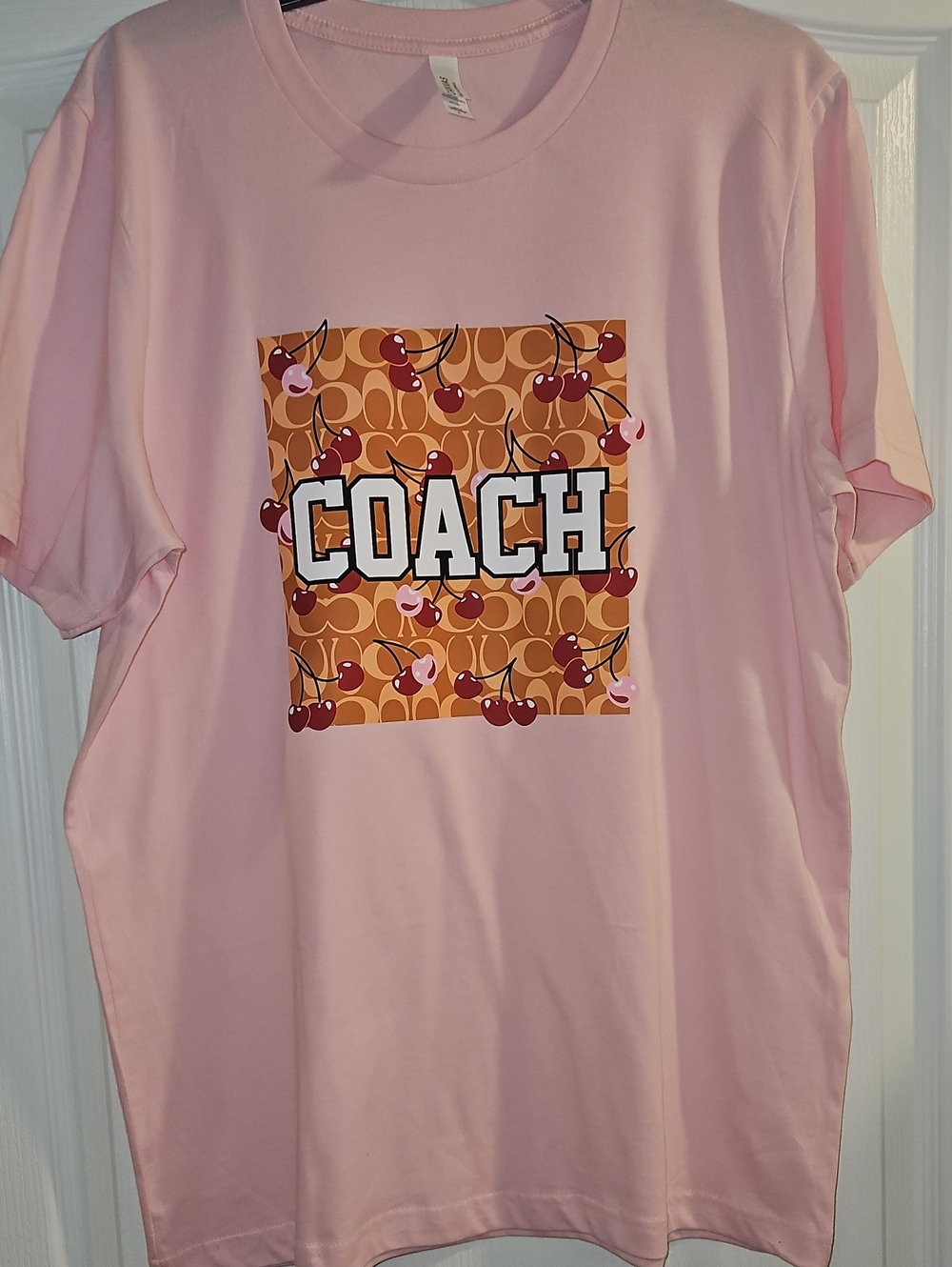 Graphic Shirt With Cherry Custom Print New